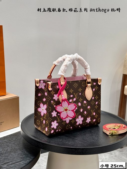 Lv Cherry Blossom Series Tote Bag