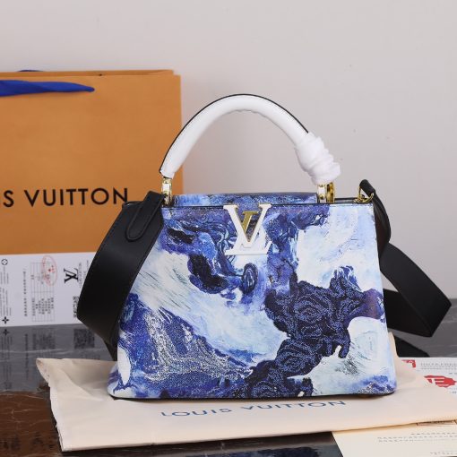 LV Blue Graffiti