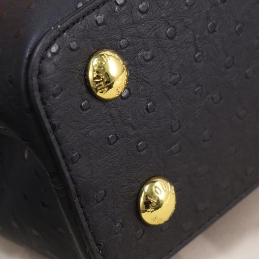 LV Ostrich Black - Image 5