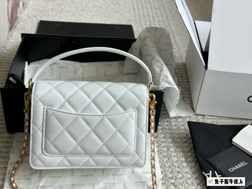 24K Chanel new handle cover bag - Image 6