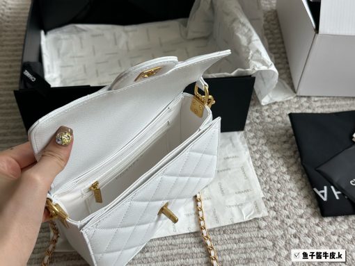 24K Chanel new handle cover bag - Image 8
