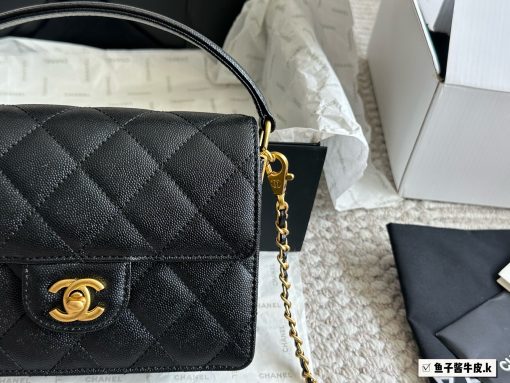 24K Chanel new handle cover bag - Image 3