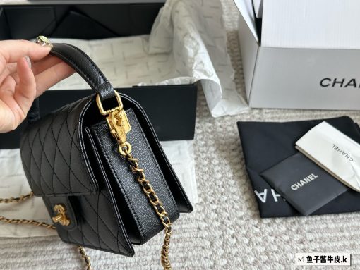 24K Chanel new handle cover bag - Image 6