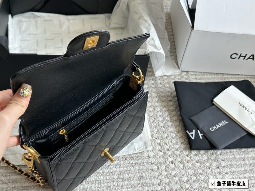 24K Chanel new handle cover bag - Image 9