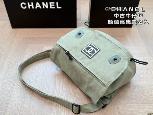 CHANEL denim bag - Image 6