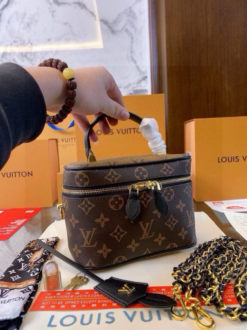 Lv Vanity Floral Makeup Case