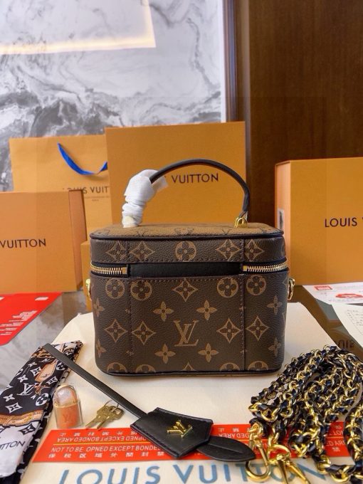 Lv Vanity Floral Makeup Case - Image 6
