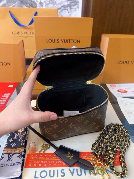Lv Vanity Floral Makeup Case - Image 7