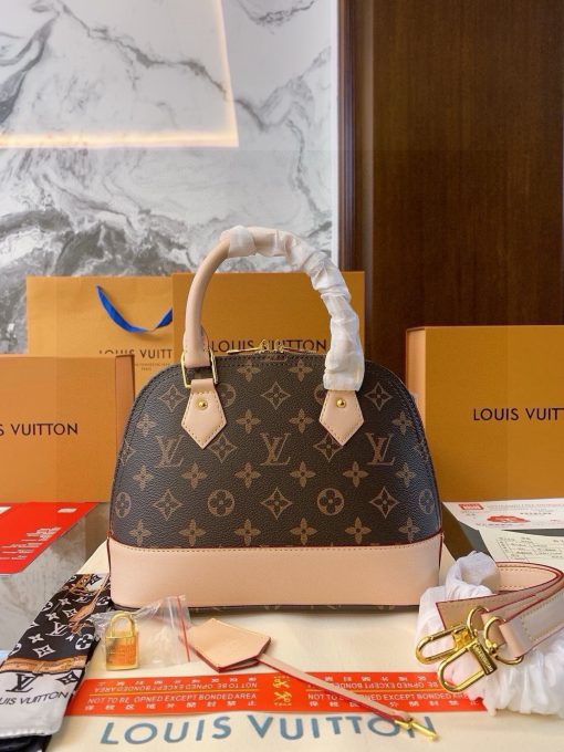 LV Alma Old Flower Shell Bag