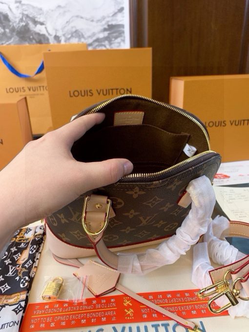 LV Alma Old Flower Shell Bag - Image 7