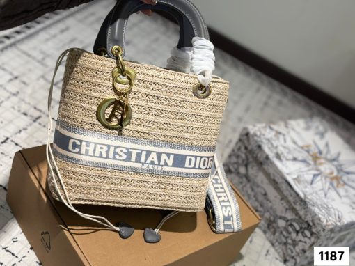 Dior woven water bucket - Image 3