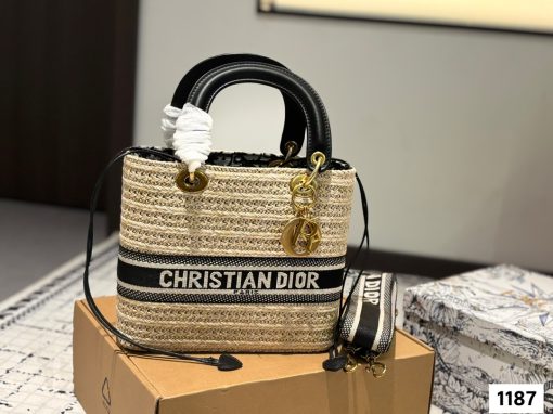 Dior woven water bucket - Image 5