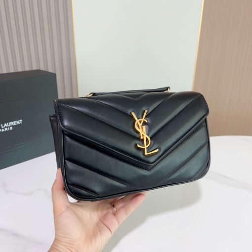 YSL sheepskin patterned chain bag - Image 5