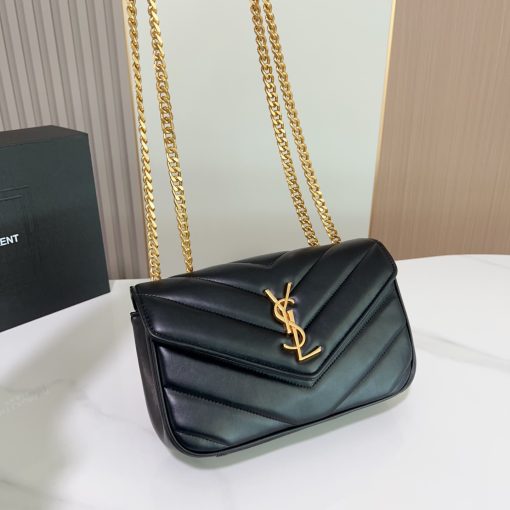 YSL sheepskin patterned chain bag - Image 6