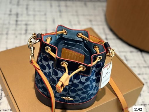 Coach Cowboy Bucket Bag - Image 9