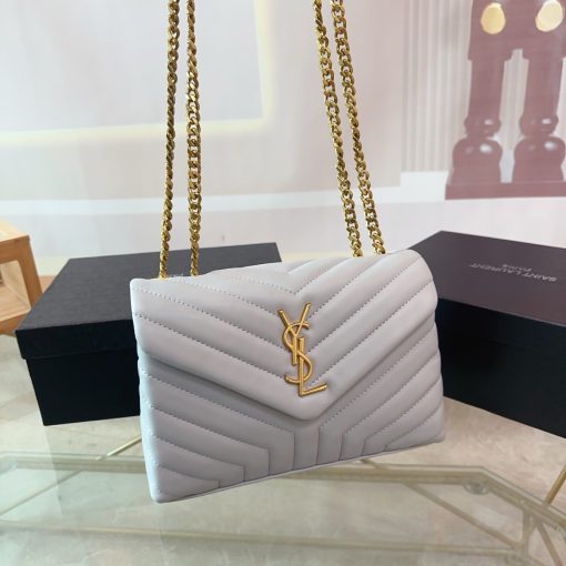Saint Laurent V-strip mailman bag