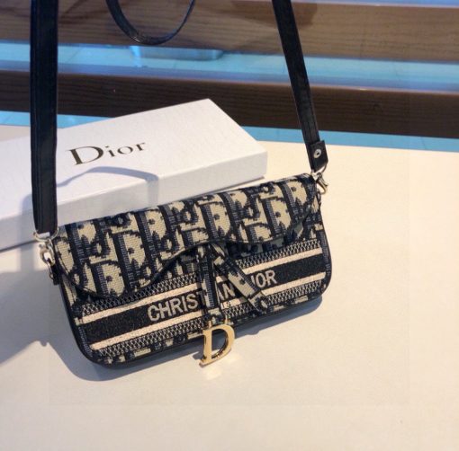 Dior Embroidered Classic Floral Universal Phone Bag