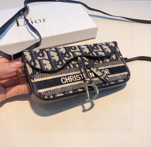 Dior Embroidered Classic Floral Universal Phone Bag - Image 4