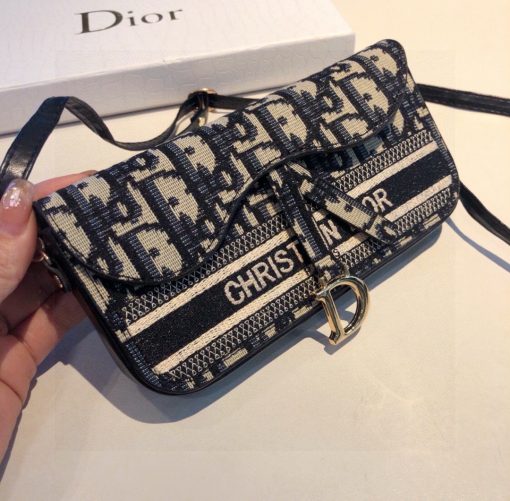Dior Embroidered Classic Floral Universal Phone Bag - Image 8