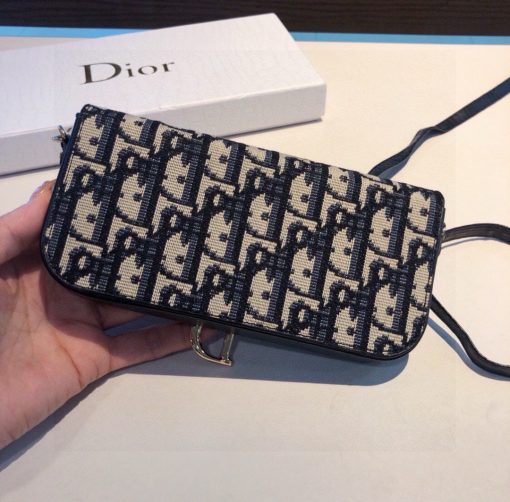 Dior Embroidered Classic Floral Universal Phone Bag - Image 9