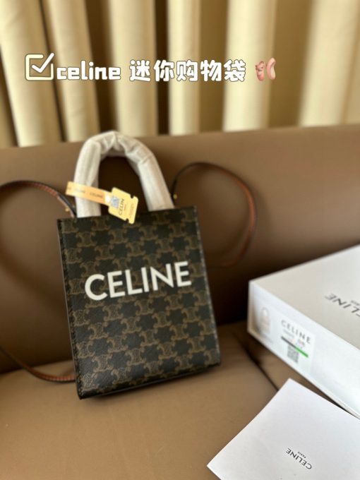 Celine Mini Shopping Bag - Image 3