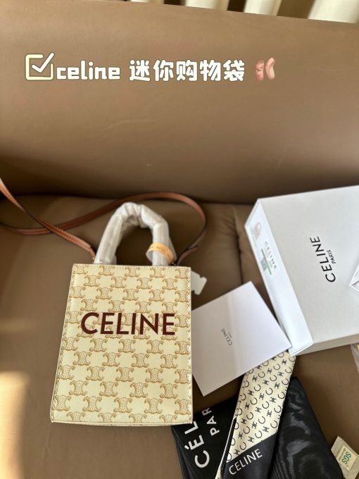Celine Mini Shopping Bag - Image 6