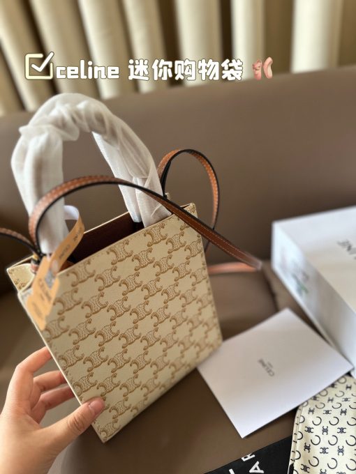 Celine Mini Shopping Bag - Image 7
