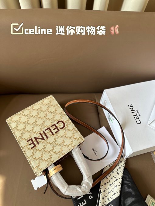 Celine Mini Shopping Bag - Image 8