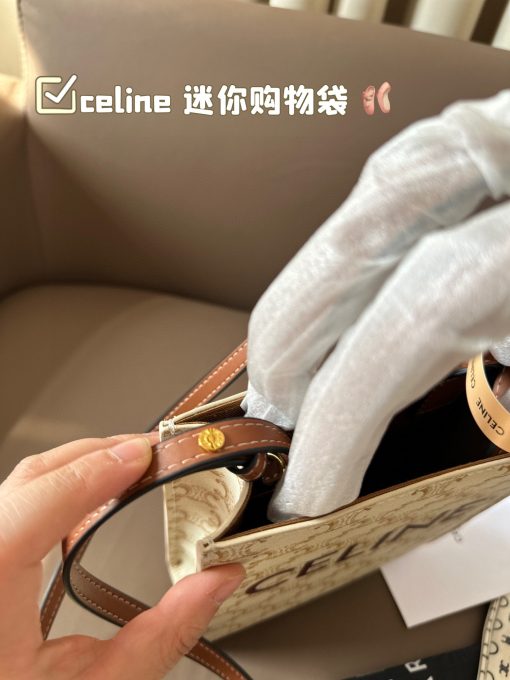 Celine Mini Shopping Bag - Image 9