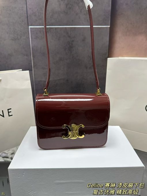 Celine Lacquer Underarm Bag