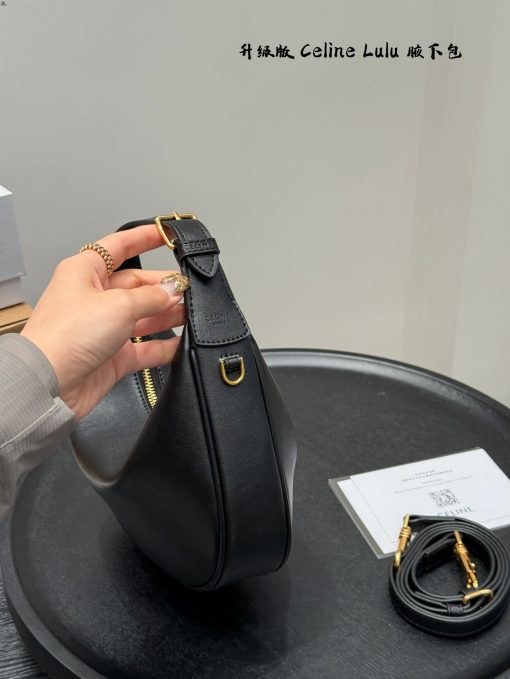 Celine Lulu Old Flower Underarm Bag - Image 4