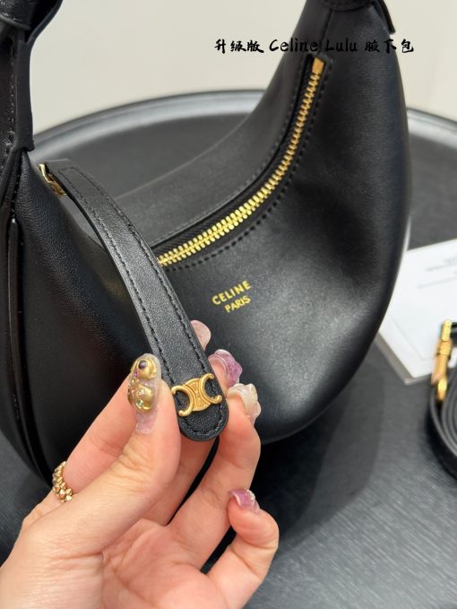 Celine Lulu Old Flower Underarm Bag - Image 7