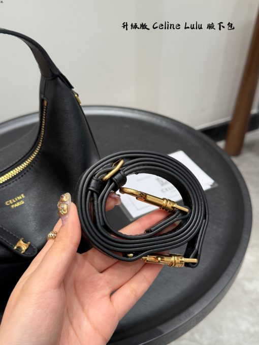 Celine Lulu Old Flower Underarm Bag - Image 10