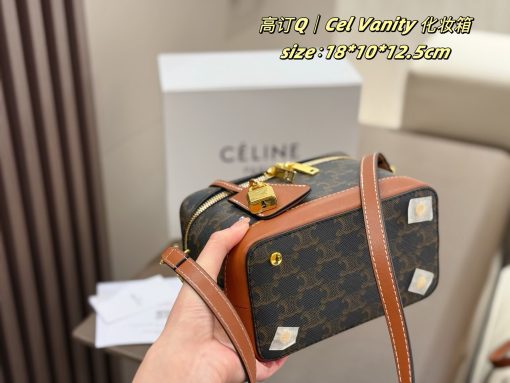 CELINE VANITY Makeup Box Bag - Image 8