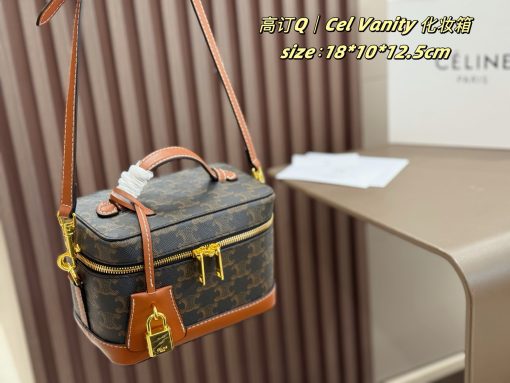 CELINE VANITY Makeup Box Bag - Image 9