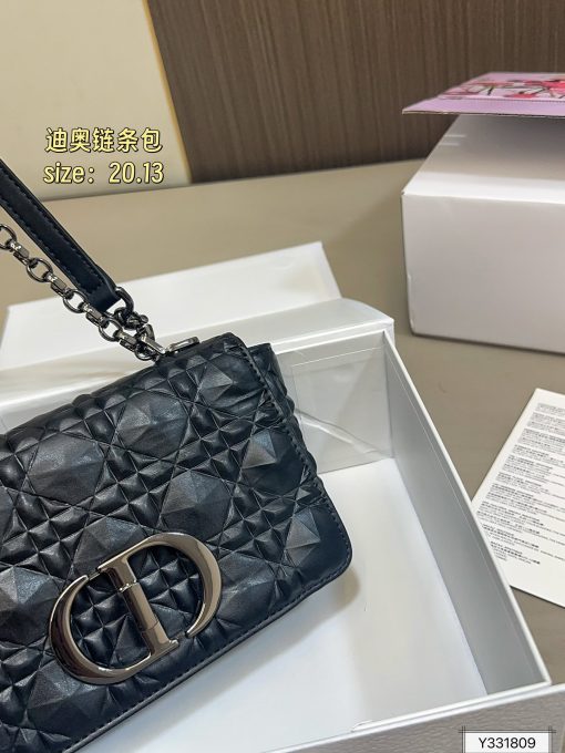 Dior Caro Chain Bag - Image 9