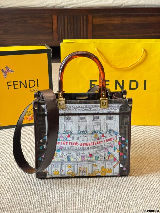 Fendi Peekabo shopping bag - Image 3