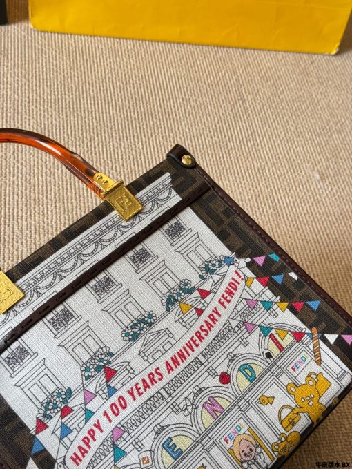 Fendi Peekabo shopping bag - Image 6