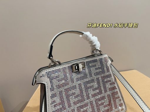 FENDI rhinestone handbag - Image 5