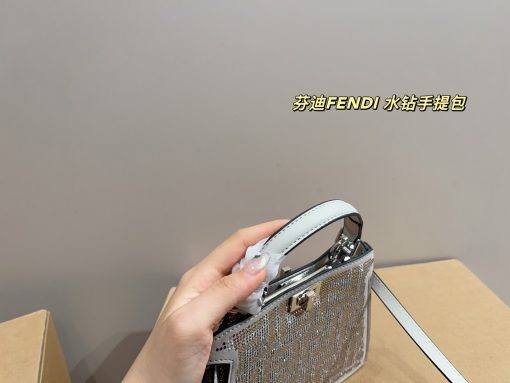 FENDI rhinestone handbag - Image 6
