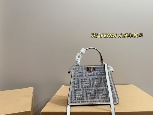 FENDI rhinestone handbag - Image 8