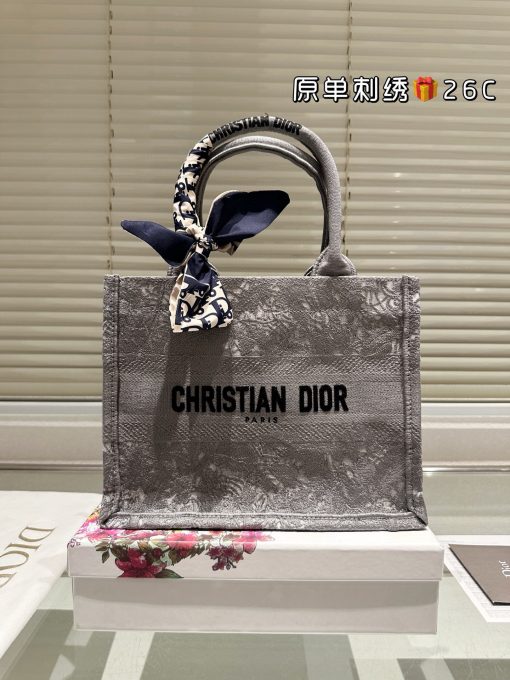 Dior Jacquard Tote Bag - Image 3