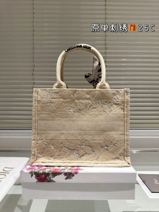 Dior Jacquard Tote Bag - Image 4