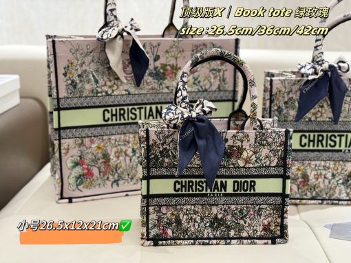 DIOR Embroidery Tote