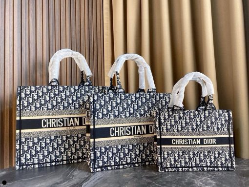Dior Embroidered Tote Bag - Image 3