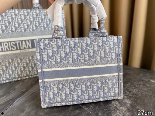 Dior Embroidered Tote Bag - Image 9