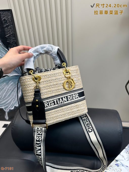 Dior woven tote bag - Image 3