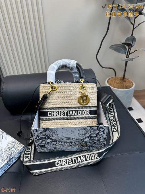 Dior woven tote bag - Image 8