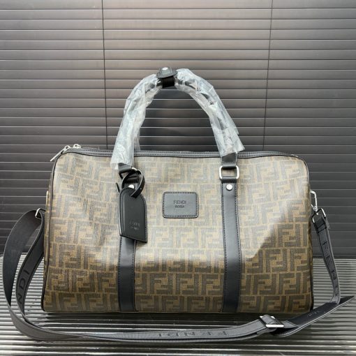 Fendi printed travel bag