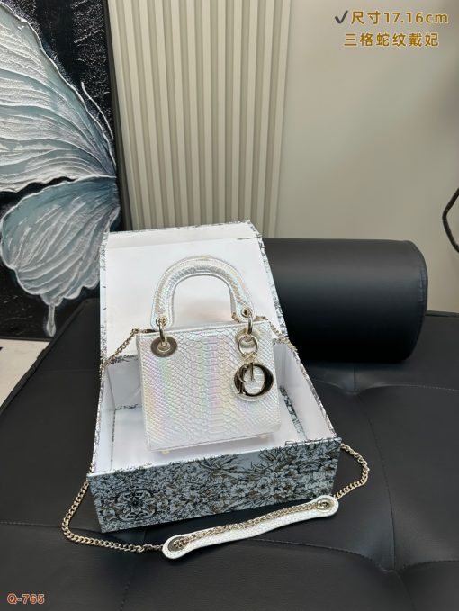 DiorPython patterned consort bag